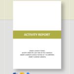 Activity Report Template – Google Docs, Word, Apple Pages  With Activity Report Template Word