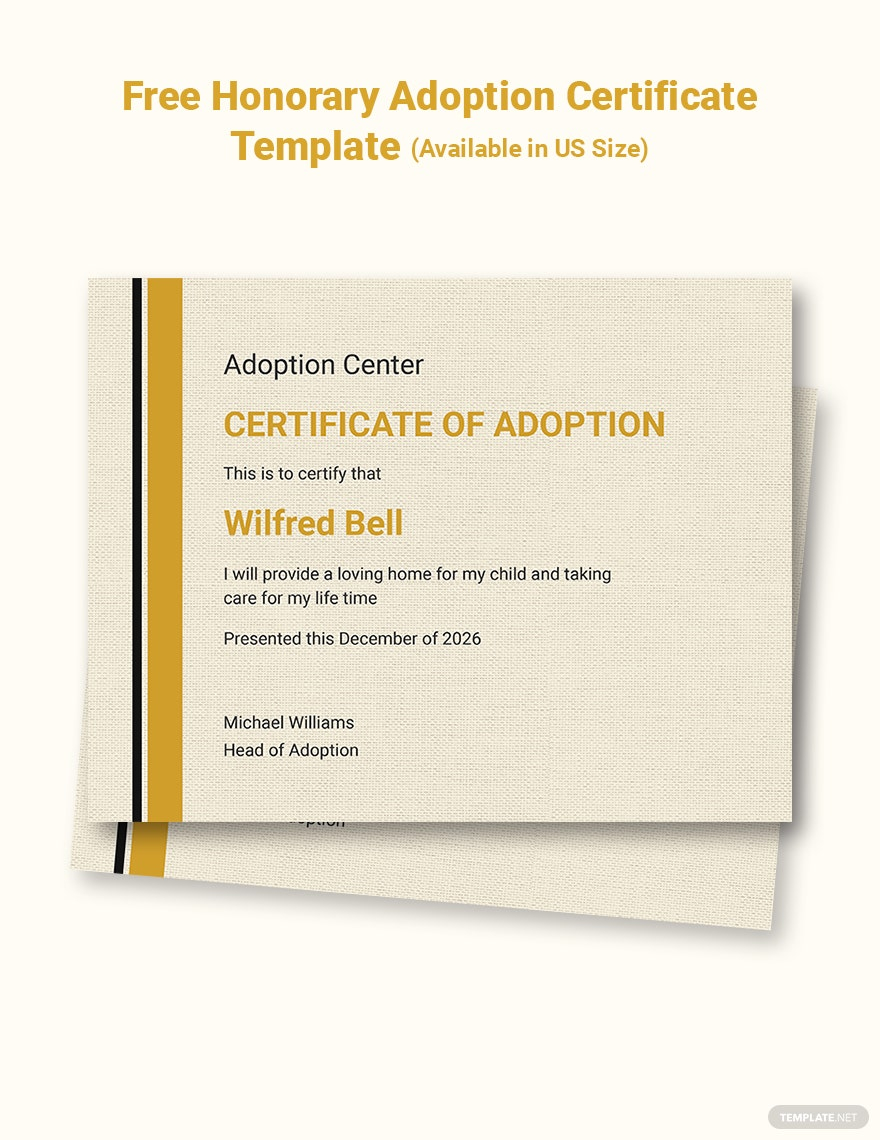 Adoption Certificates Templates – Design, Free, Download  Intended For Child Adoption Certificate Template