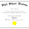 Adult High School Diploma – Premium Schablone Within Ged Certificate Template Download
