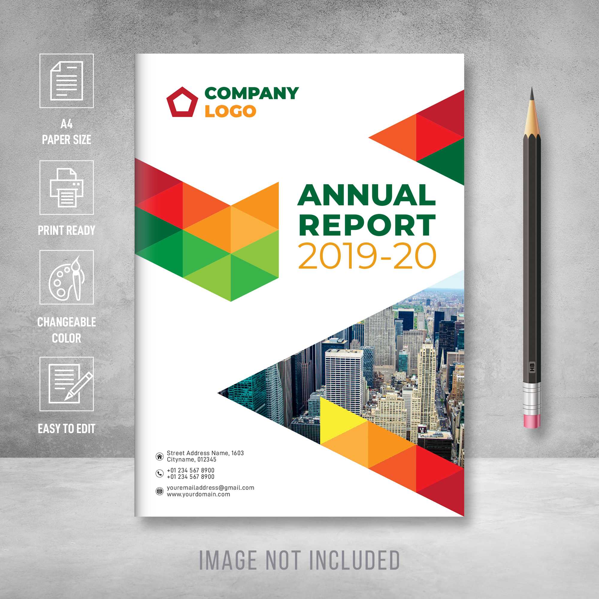 Annual Report Cover Page Vector Art, Icons, And Graphics For Free  With Regard To Cover Page For Annual Report Template