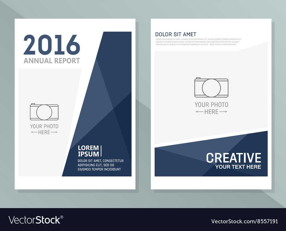 Annual Report Design Templates Business Royalty Free Vector With Regard To Annual Report Template Word Free Download