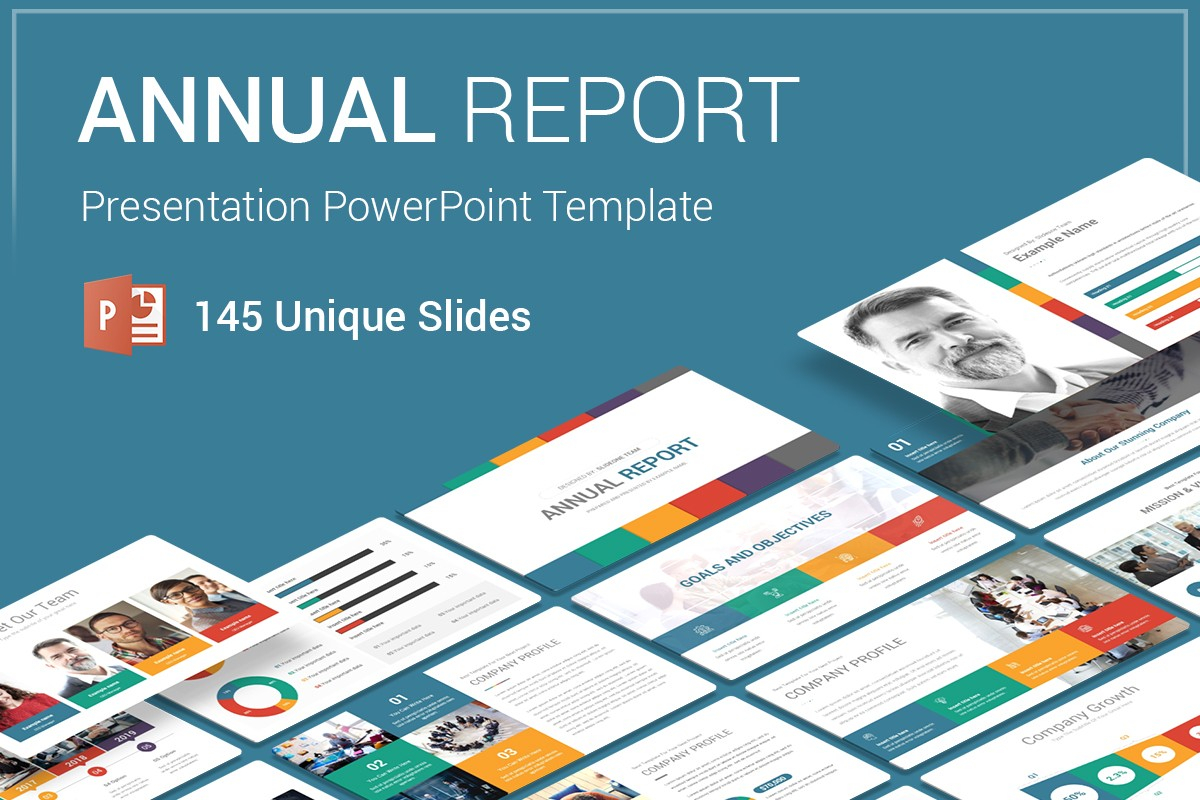 Annual Report PowerPoint Template For Presentation  Nulivo Market Pertaining To Annual Report Ppt Template