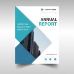 Annual Report Template Vectors & Illustrations For Free Download  Regarding Annual Report Template Word Free Download