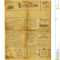 Antique Newspaper Template Stock Image