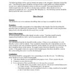 Apa Format Biology Lab Report Example In Biology Lab Report Template