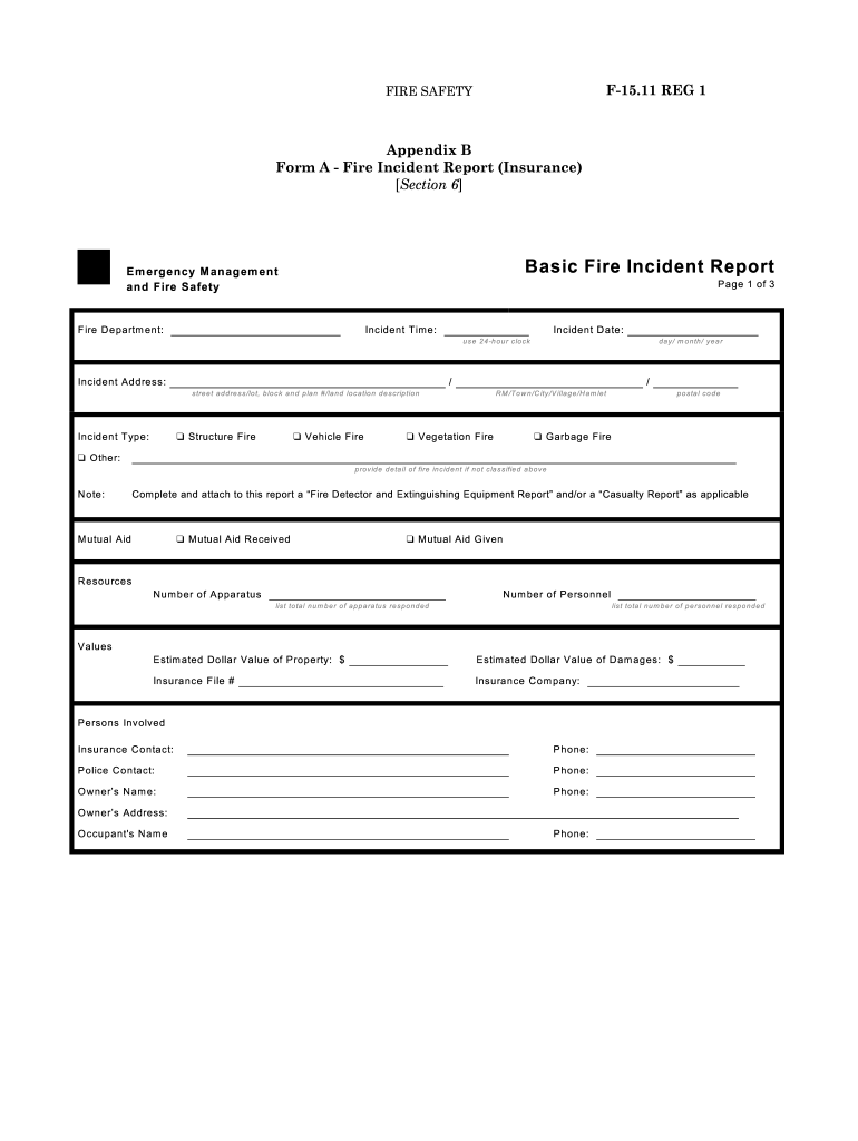 Apartment Incident Report Form: Fill Out & Sign Online  DocHub Regarding Incident Report Form Template Doc