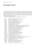 Appendix C – Example Forms Guide For Conducting Forensic With Forensic Report Template