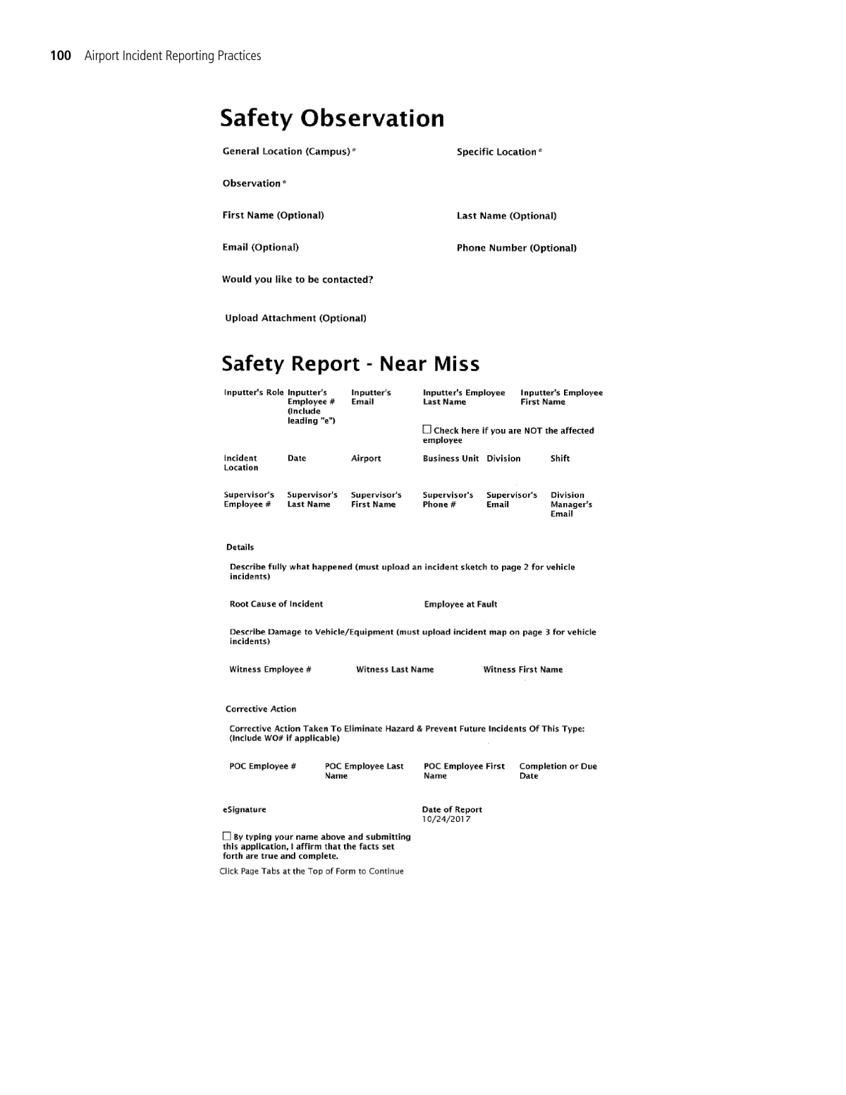 Appendix I – Example Of Computer Incident Reporting Data Entry  Within Computer Incident Report Template