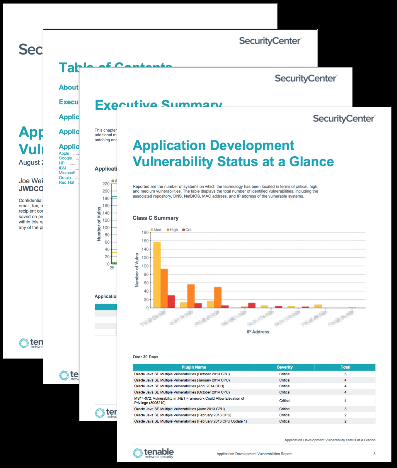 Application Development Summary Report - SC Report Template  Tenable® For Software Development Status Report Template
