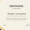 Appreciation Certificate Template PPT Slide Design With Regard To Powerpoint Award Certificate Template