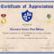 Army Certificate Of Appreciation Design Template In PSD, Word With Army Certificate Of Appreciation Template