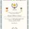 Army Thank You Certificate of Service Design Template in PSD, Word