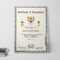 Army Thank You Certificate Of Service Design Template In PSD, Word Regarding Army Certificate Of Completion Template