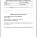 Assessment Report Sample  Kent State University With Regard To Template For Evaluation Report