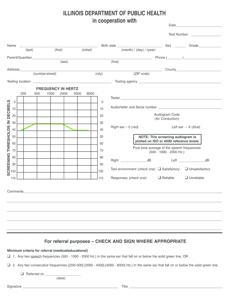 audiogram template: Fill out & sign online  DocHub Within Blank Audiogram Template Download