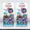 Aufrollen Der Bannerdesign Vorlage, Vertikaler, Abstrakter Intended For Retractable Banner Design Templates