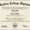 Authentic Fake Diplomas And Fake Transcripts For College For Fake Diploma Certificate Template