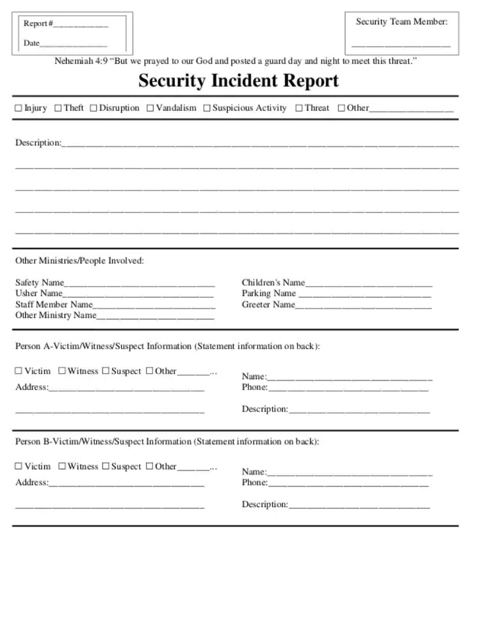 Automate Security incident report Document Processing in 10 minutes! In Computer Incident Report Template