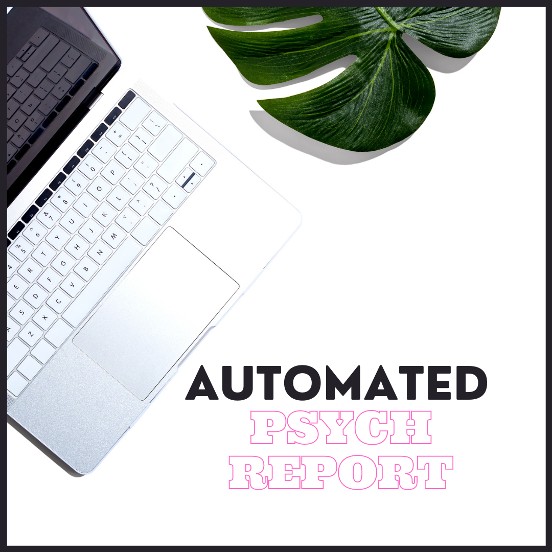 Automated Psychoeducational Report (APR) — Innovate Reports For Psychoeducational Report Template