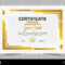 Award Certificate Template  Fotos Und  Bildmaterial In Hoher  For Template For Certificate Of Award