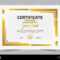 Award Certificate Template  Fotos Und  Bildmaterial In Hoher  For Template For Certificate Of Award