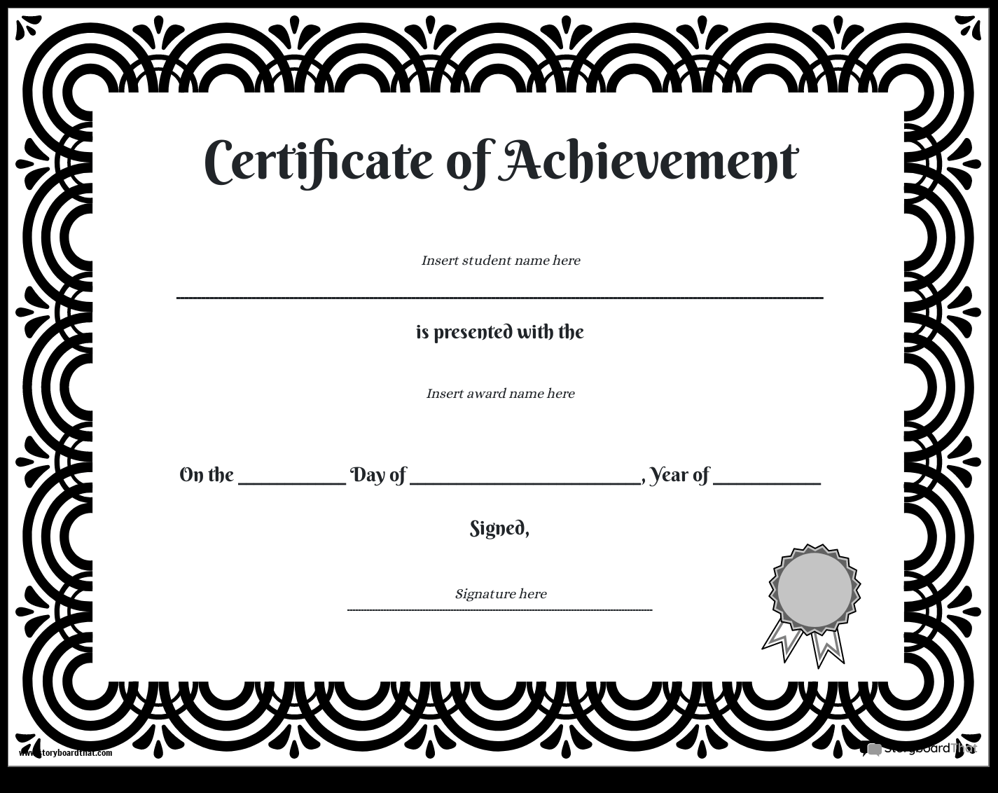 Award Template For Students — Printable Award Certificates  For Superlative Certificate Template