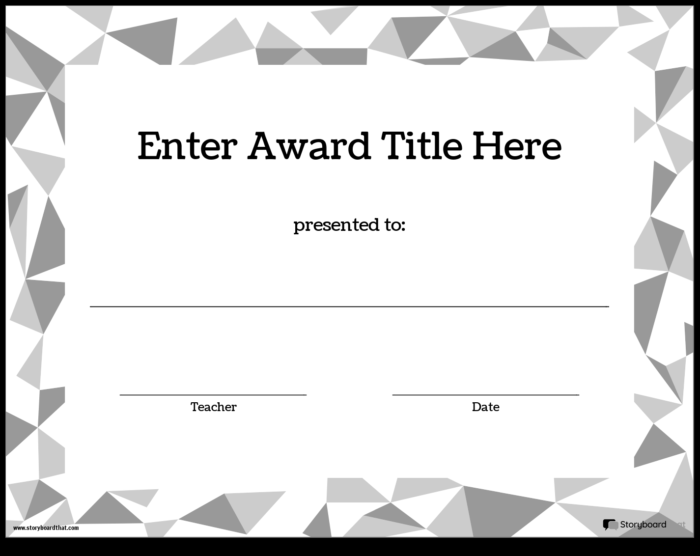 Award Template For Students — Printable Award Certificates  Intended For Classroom Certificates Templates