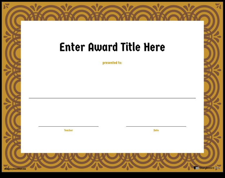 Award Template For Students Printable Award Certificates Throughout Award Template For Students Printable Award Certificates Throughout