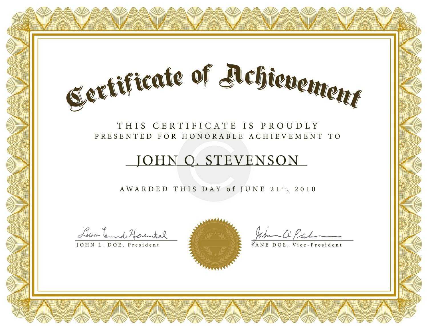 Awards & Certificates – Award Winning TencerSherman LLP Pertaining To Word Certificate Of Achievement Template