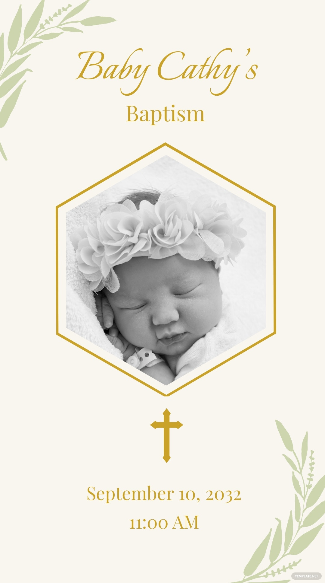 Baptism Invitations Templates Pdf - Design, Free, Download  Intended For Blank Christening Invitation Templates