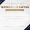 Baptismal Certificate: Free Baptism Certificate Templates  Inside Christian Baptism Certificate Template
