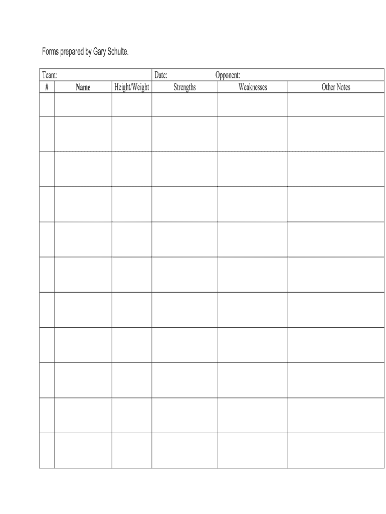 Basketball Scouting Report Template - Fill Online, Printable  Inside Scouting Report Basketball Template