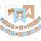 Bear Baby Shower Banner – It’s A Boy Baby Shower Bunting Banner Bear Baby  Shower Decorations Blue And Brown With Baby Shower Banner Template