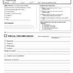 Behavior Report Form For Preschool With Behaviour Report Template