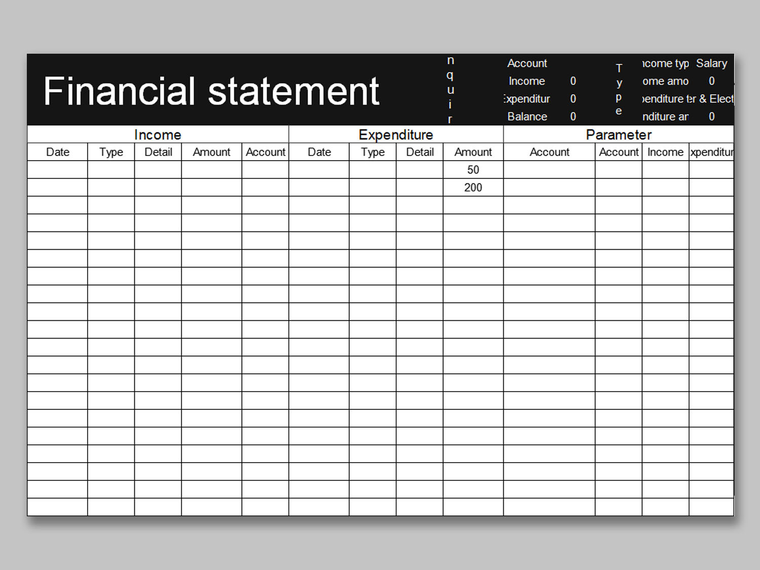 Best 10 Financial Statements Template Excel  WPS Office Academy For Excel Financial Report Templates
