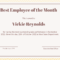 Best Employee Certificate  Certificate Template For Best Employee Award Certificate Templates