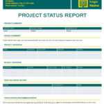 Best Free Project Status Report Templates (Word, Excel, PPT) For Weekly Status Report Template Excel