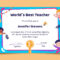 Best Teacher Certificate Images  Free Vectors, Stock Photos & PSD With Best Teacher Certificate Templates Free