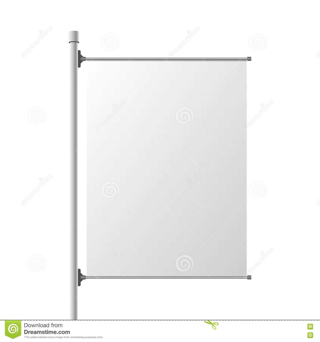 Big Street Banner Realistic Template Stock Vector - Illustration  Intended For Street Banner Template