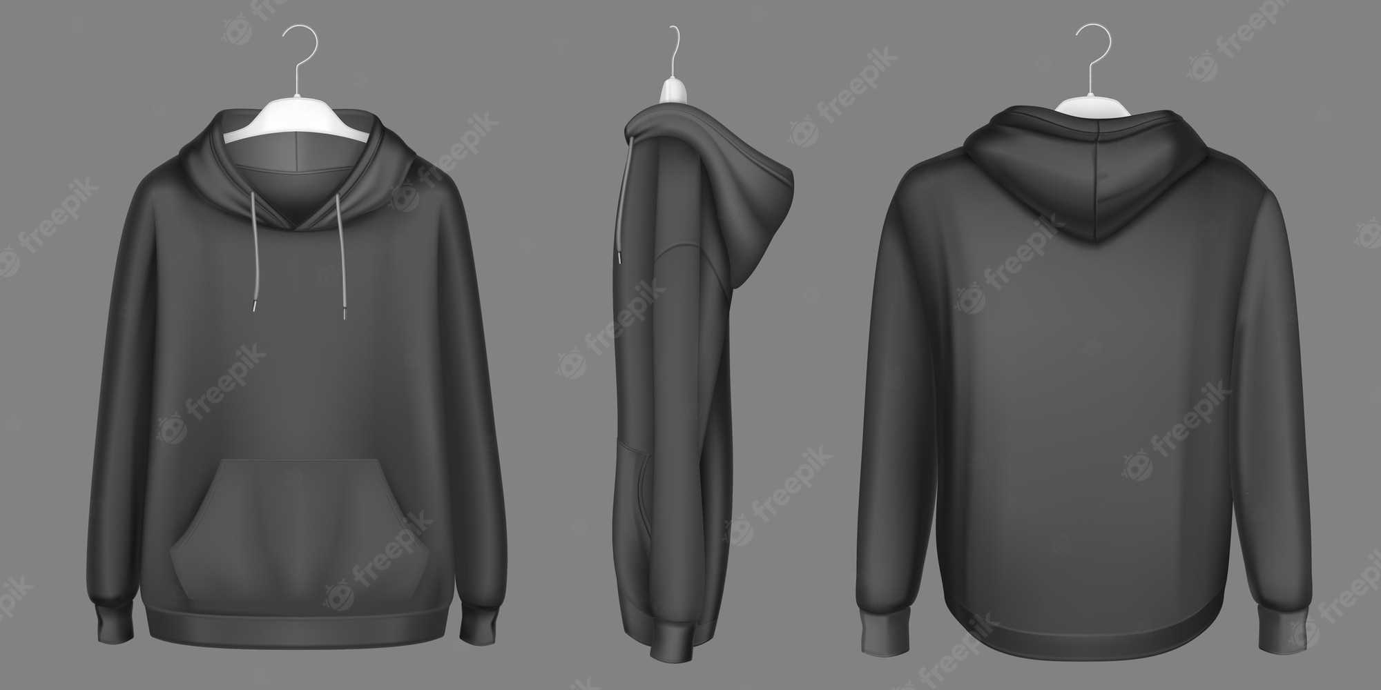 Bilder – Hoodie  Gratis Vektoren, Fotos und PSDs Pertaining To Blank Black Hoodie Template