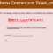 Birth Certificate  Templates at allbusinesstemplates.com