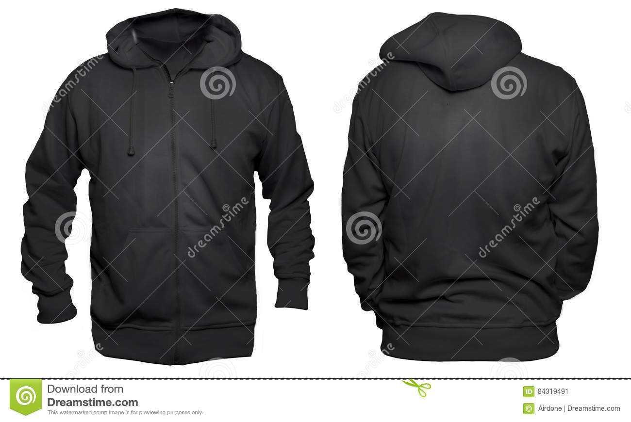 Black Hoodie Mock up stock image