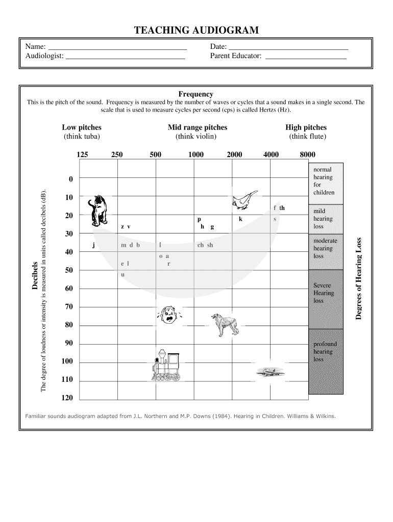 Blank Audiogram Pdf: Fill Out & Sign Online  DocHub With Blank Audiogram Template Download