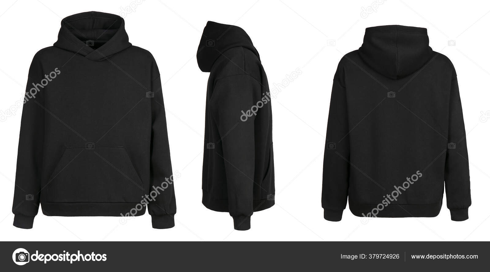 Blank Black Hoodie Template Hoodie Sweatshirt Long Sleeve Clipping  Pertaining To Blank Black Hoodie Template