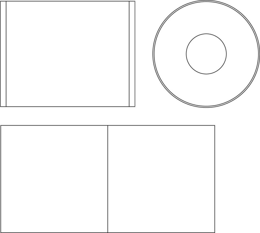 blank CD DVD cover template 10 Vector Art at Vecteezy Inside Blank Cd Template Word