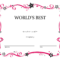Blank Certificate Templates To Print  Activity Shelter In Pages Certificate Templates