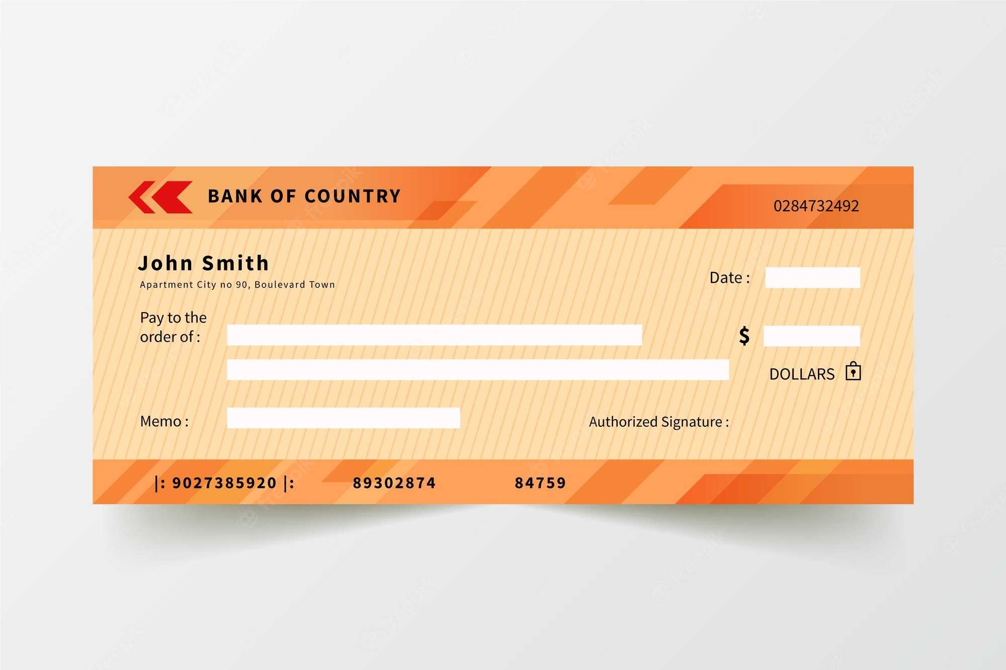 Blank check template Vectors & Illustrations for Free Download  For Fun Blank Cheque Template