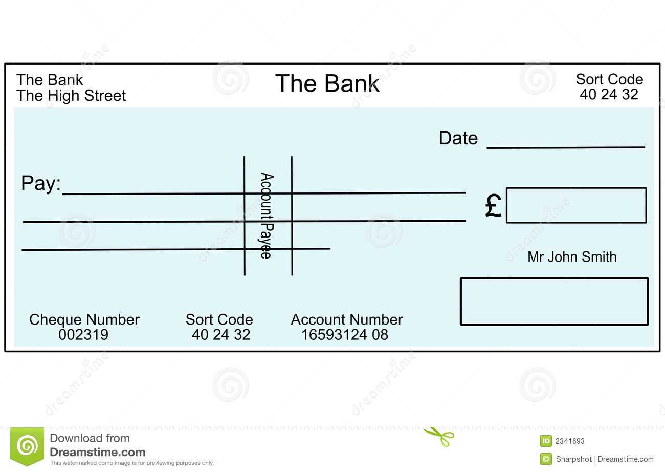 Blank Cheque Stock Illustrations – 10,3100 Blank Cheque Stock  For Fun Blank Cheque Template