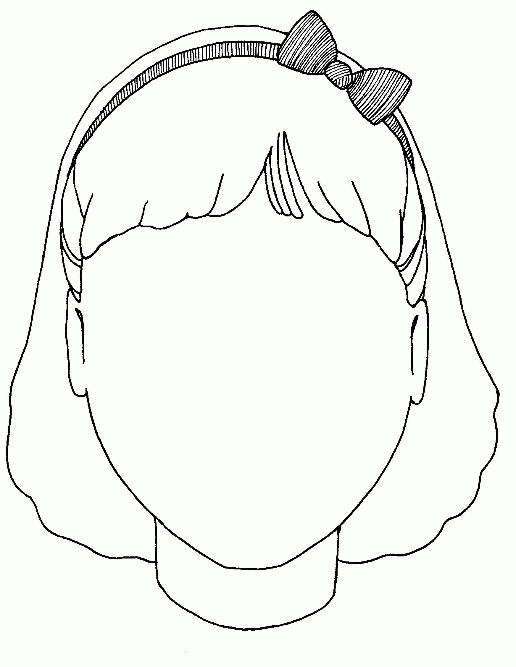 Blank Face Coloring Page - Coloring Home In Blank Face Template Preschool