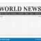 Blank Newspaper Template Stock Illustrations – 10,10 Blank Throughout Blank Newspaper Template For Word
